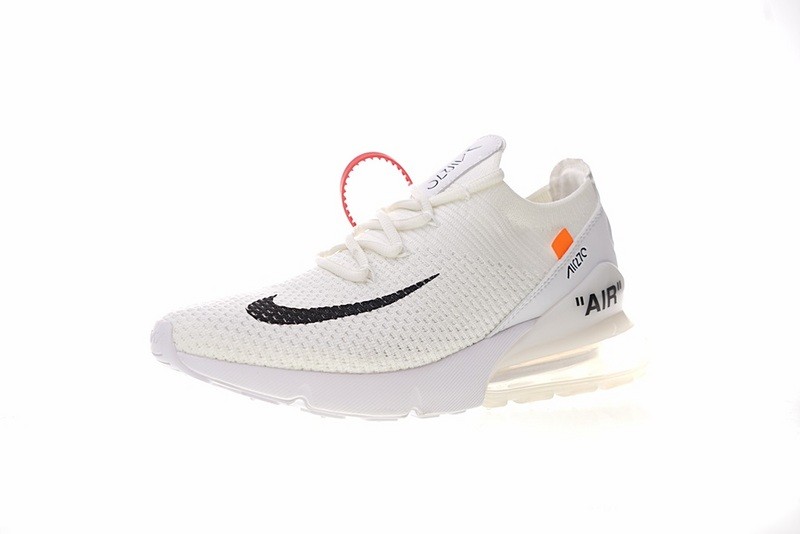 OFF white x Nike Air 270 Flyknit White Black Orange StclaircomoShops nike air max premium grey speckle shoes - 101