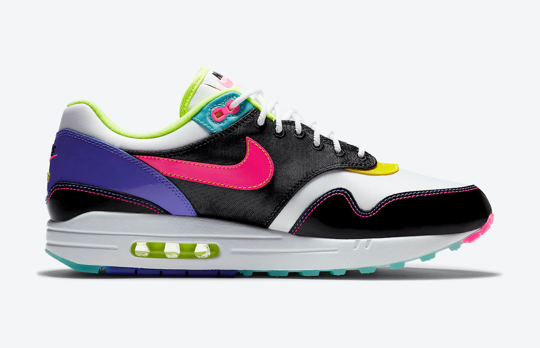 Air Max 1 Nike Air Max 1 Hyper Pink Opti Yellow Black White CZ7920 custom air force ones in new york 001 GmarShops