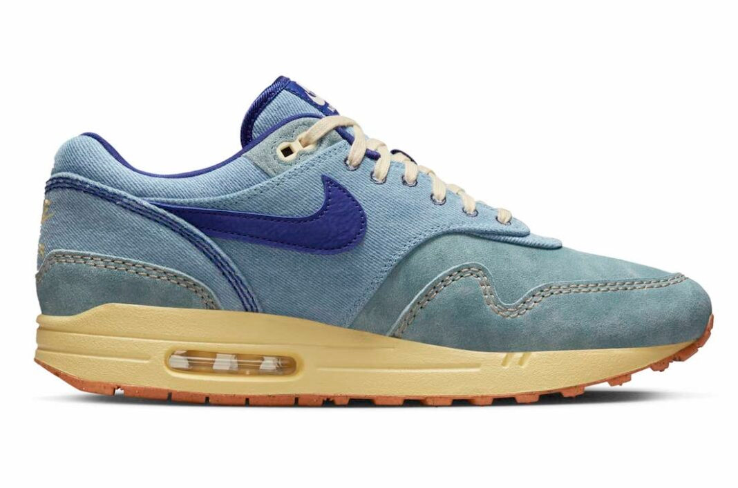 Nike air max hotsell 1 blauw geel