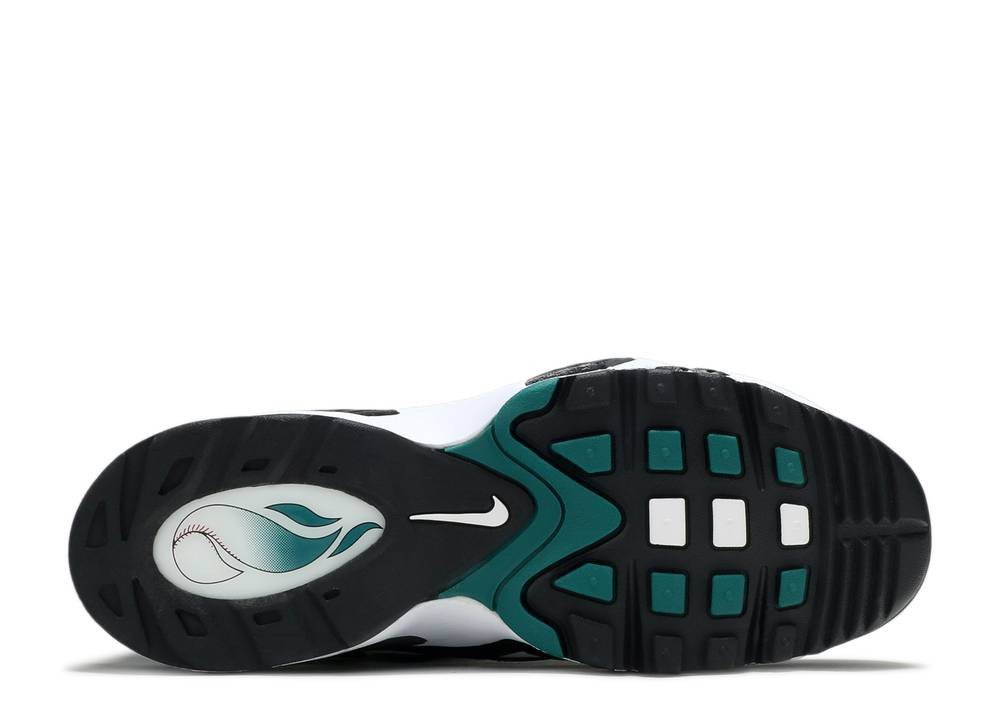 100 Nike Air Griffey Max Gs Freshwater 2021 White Black