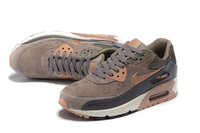Nike Air Max 90 Leather Women Men Shoes 