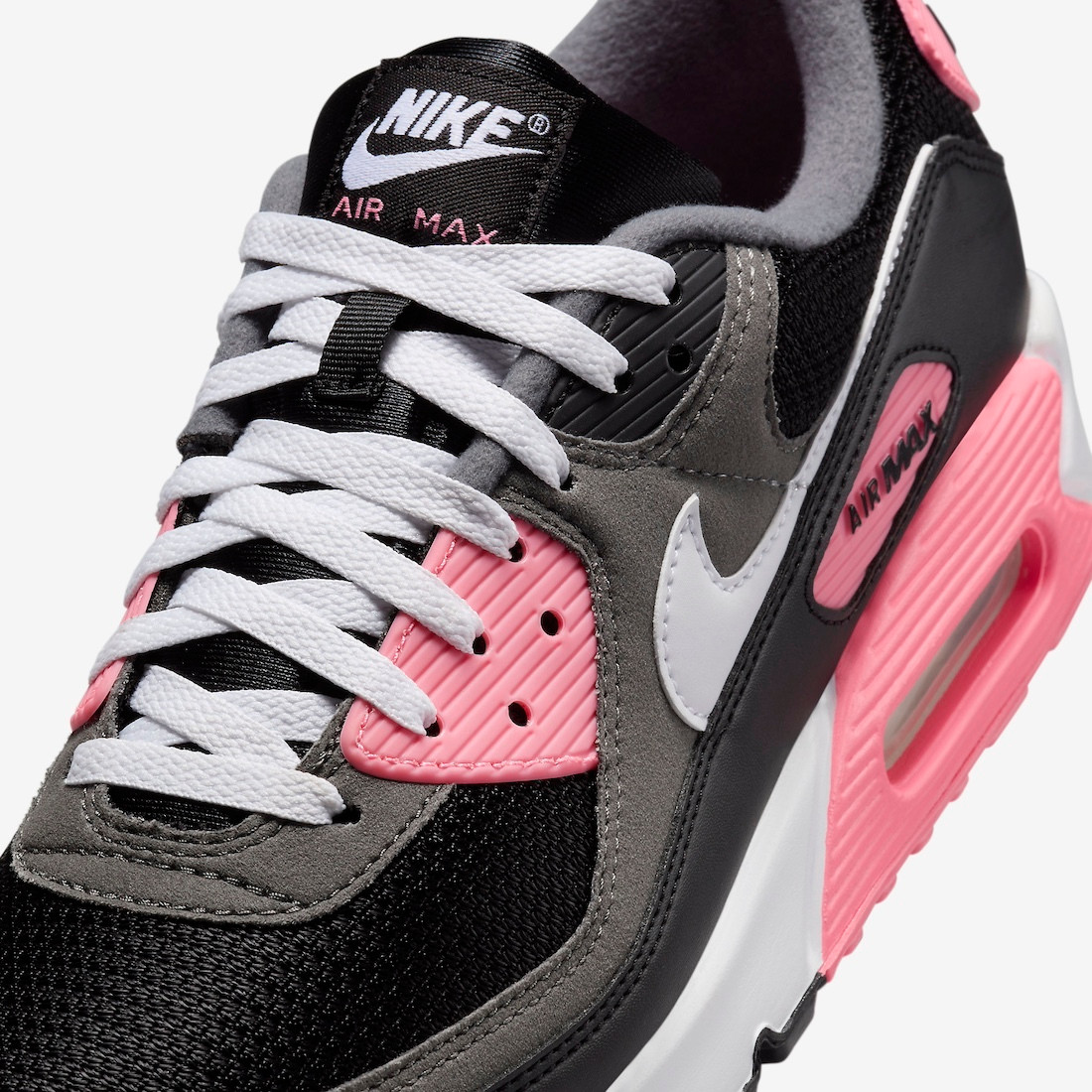 Air max 90 noir rose gris on sale