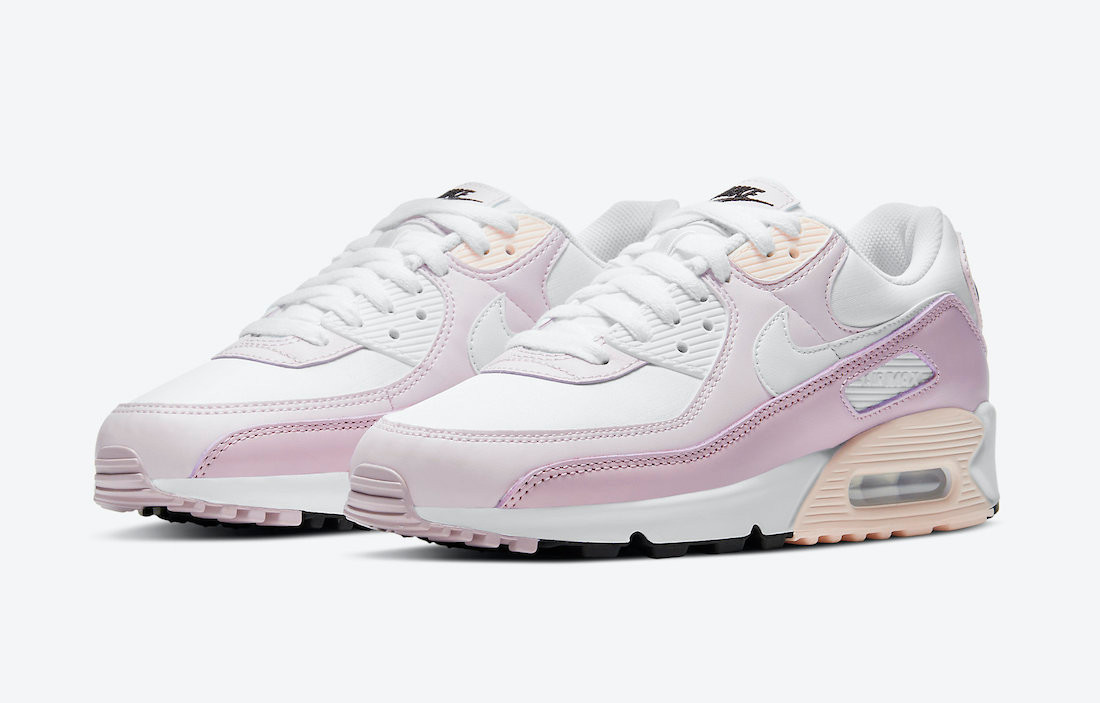 boys nike snow boot shoes sale - StclaircomoShops - 100 - Nike Air Max  trainer 90 Light Violet White Champagne Pink Shoes CV8819