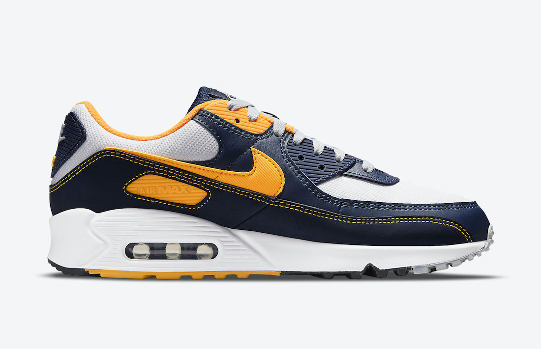 Yellow and navy blue air max shop