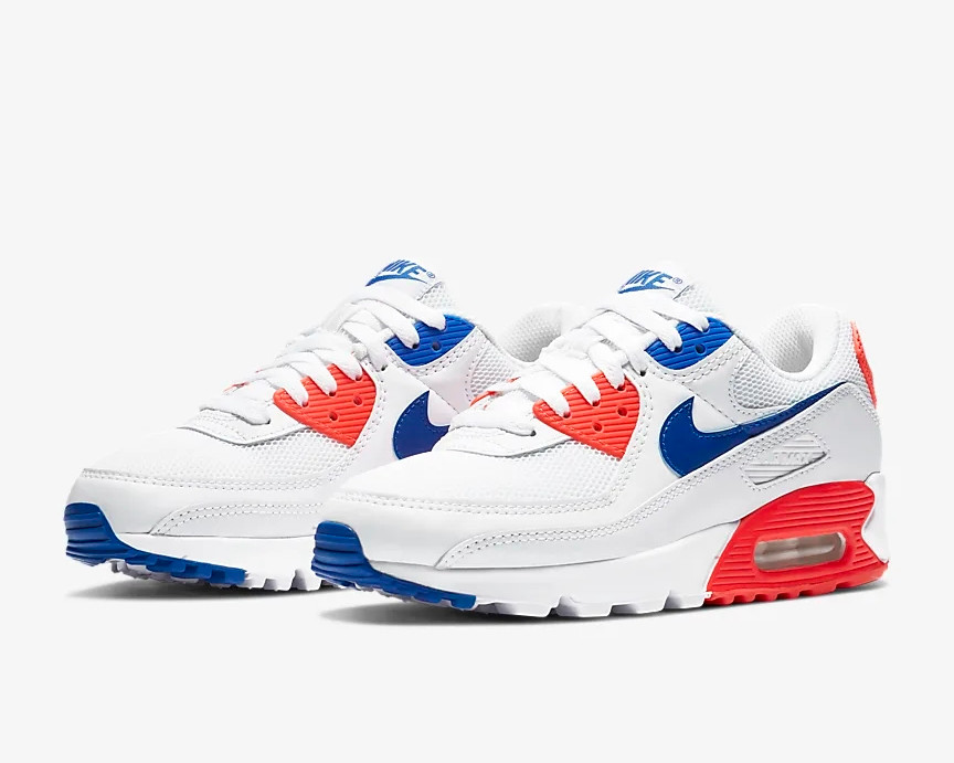 White orange and blue air max cheap