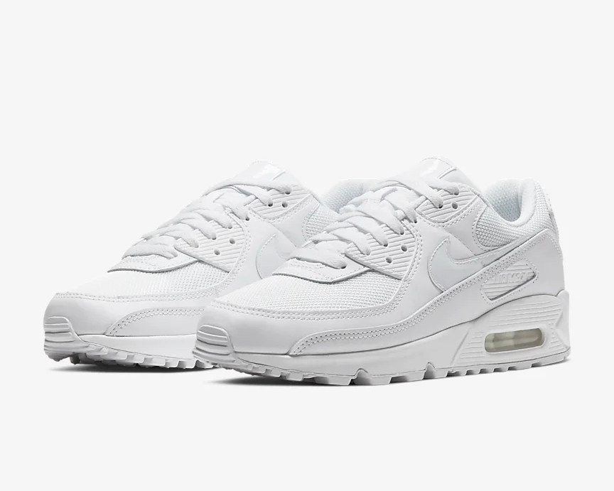 Nike Wmns Air Max 90 Twist Triple White 