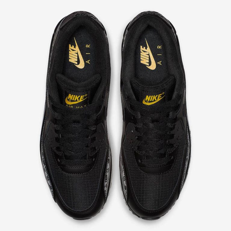 001 - Nike Air Max 90 Essential Amarillo Black BQ4685 - StclaircomoShops - Nike Max 1 The 305 Custom
