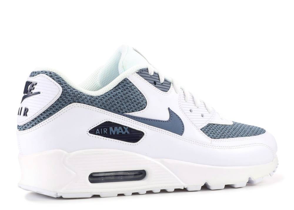 Nike air max 90 essential white and blue clearance