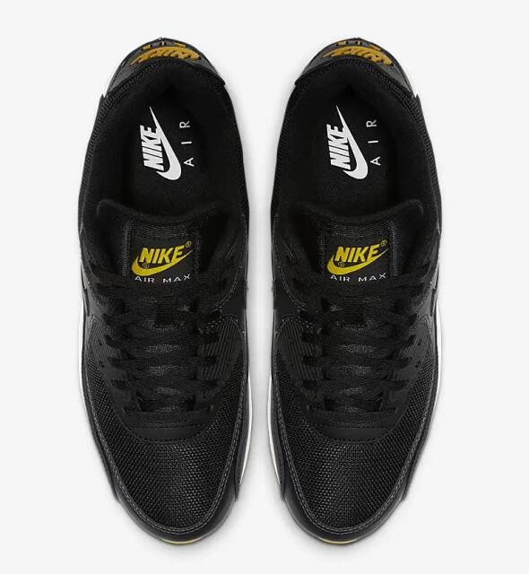 Nike air max 90 essential black amarillo new arrivals