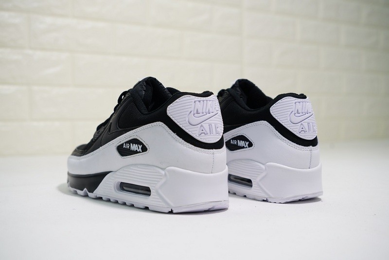 Nike air max 90 essential zwart wit sale