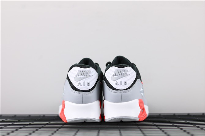 Air max 90 essential wolf grey / hotsell bright crimson - black