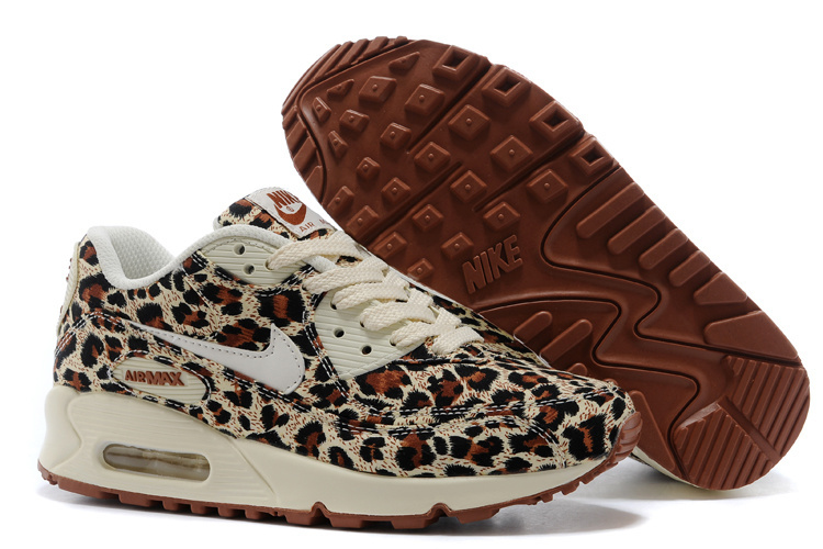 Nike Air Max 90 Women Shoes VT QS Le0pard Brown White 813150 - conjunto de  agasalho infantil nike sportswear core futura ply trk preto branco HZM -  StclaircomoShops