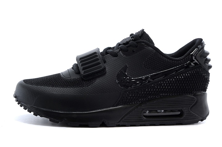 602 - Sepsale - Nike Air Max 90 Air Yeezy 2 SP Casual Shoes Lifestyle Sneakers All Black - nike hyperdunk 2015 camo