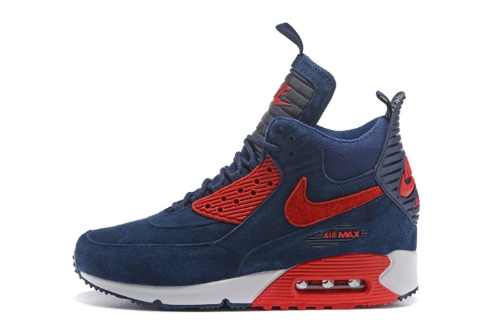 Nike air max 90 sneakerboot winter deep blue store