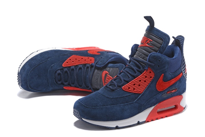 Nike air max 90 sneakerboot winter deep blue store