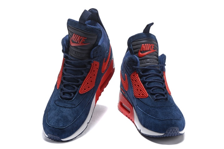 Nike air max 90 sneakerboot winter deep blue store