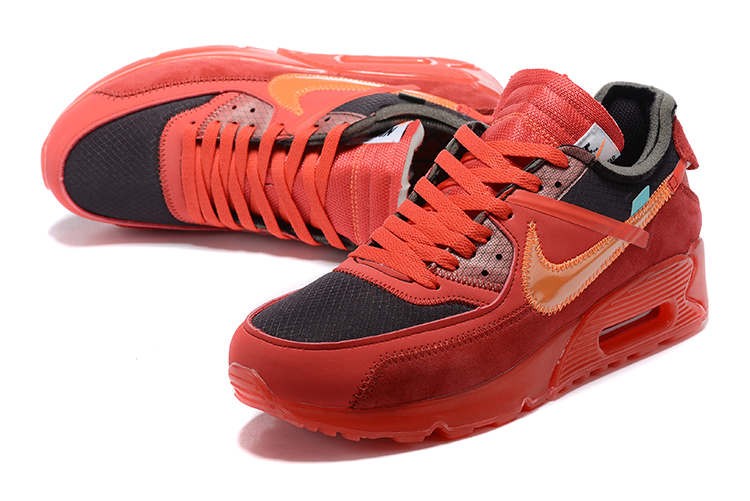 Red off white air max 90 outlet