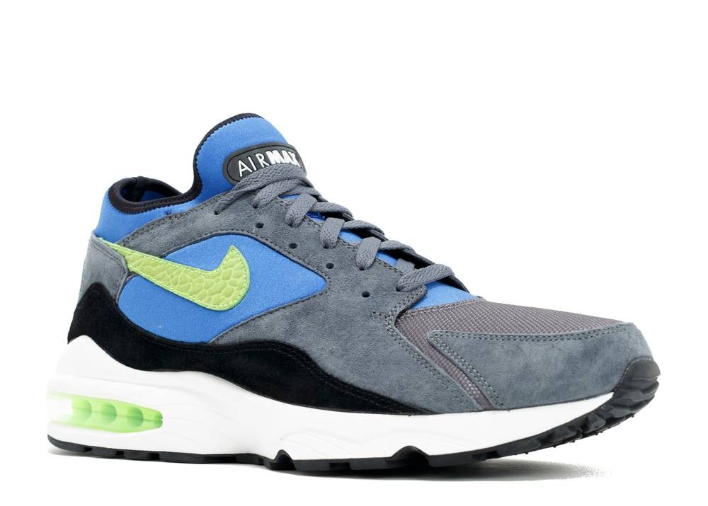 Air Max 93 Nike Air Max 93 Size Exclusive Flash Royal Grey Dark Game Lime 306551 GmarShops nike air make plus blue ridge 034