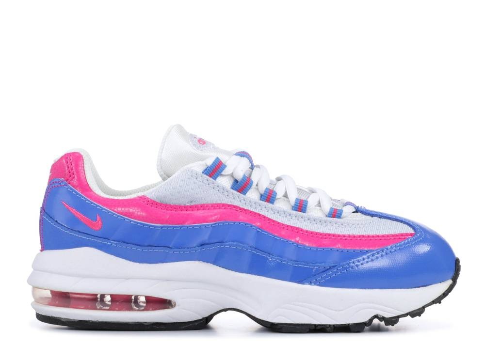 Bot Baby Step Nike Air Max 95 Le Ps Pink Flamingo Dusting Platinum Black Pure White  310831 - StclaircomoShops - nike air mag 2015 bohe and red rose blue  flowers - 110