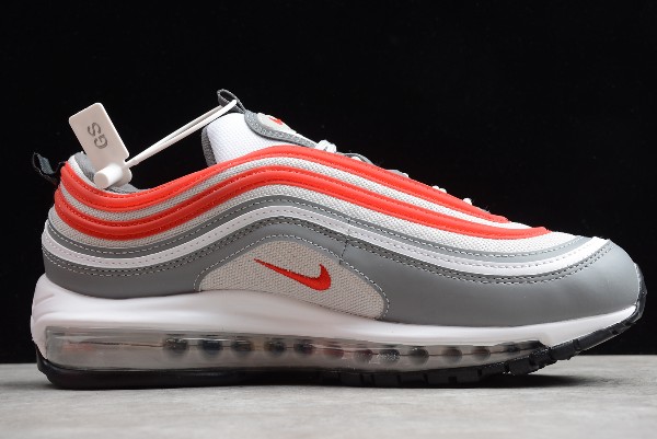 Gs air max 97 grey hotsell and red