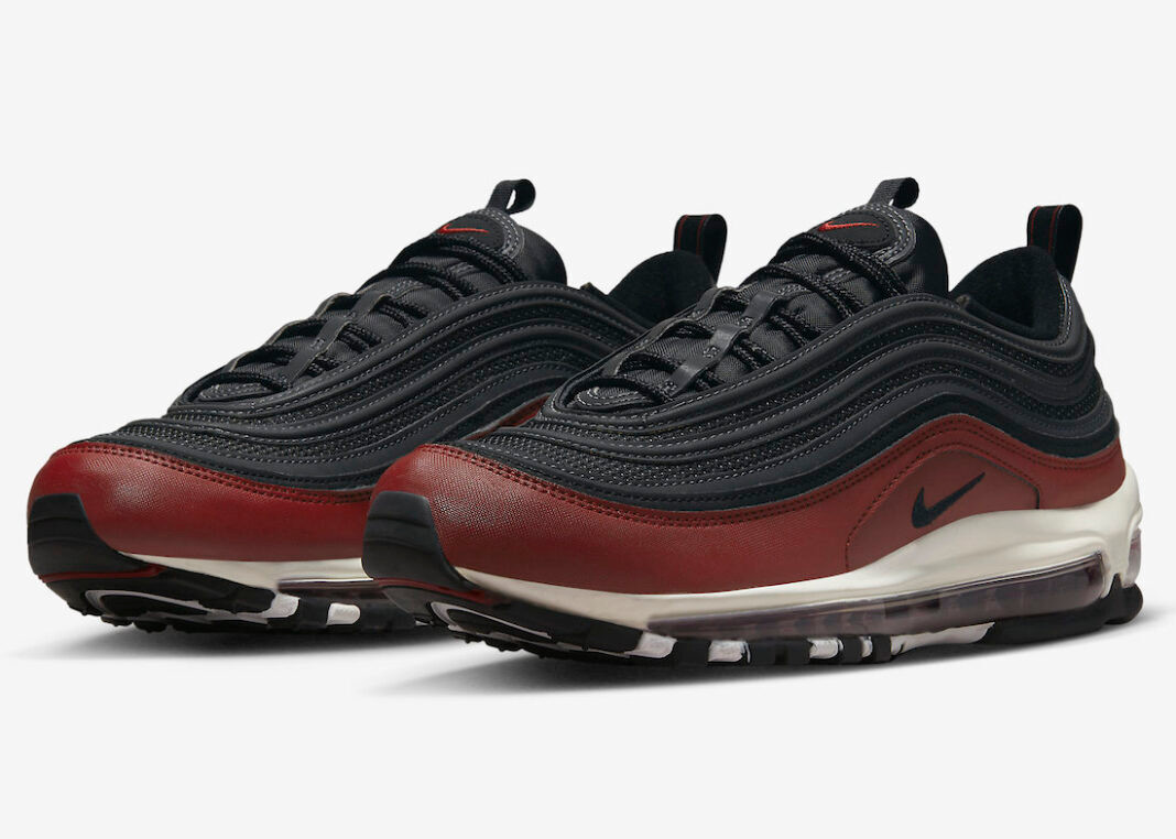 Black & red air max 97 store