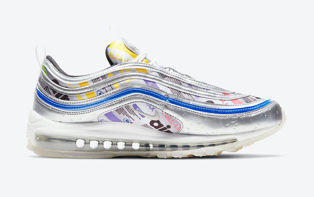 Nike Air Max 97 Energy Jelly Multi Metallic Silver Racer Blue Pure Platinum DD5480 Nike Elemental 2.0 Ryggsekk Air Max 97 GmarShops 902