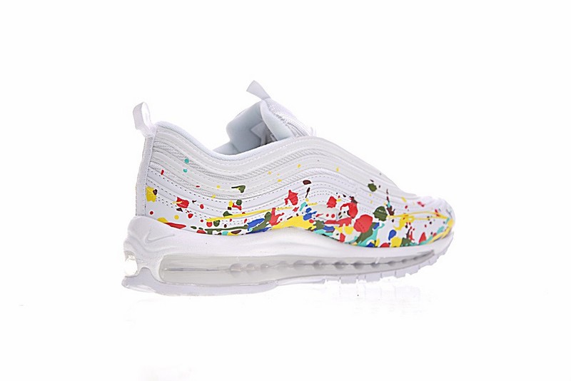 202 Nike Air Max 97 Premium White Multi Color Sneakers 921826 nike air force 1 high top black GmarShops Air Max 97