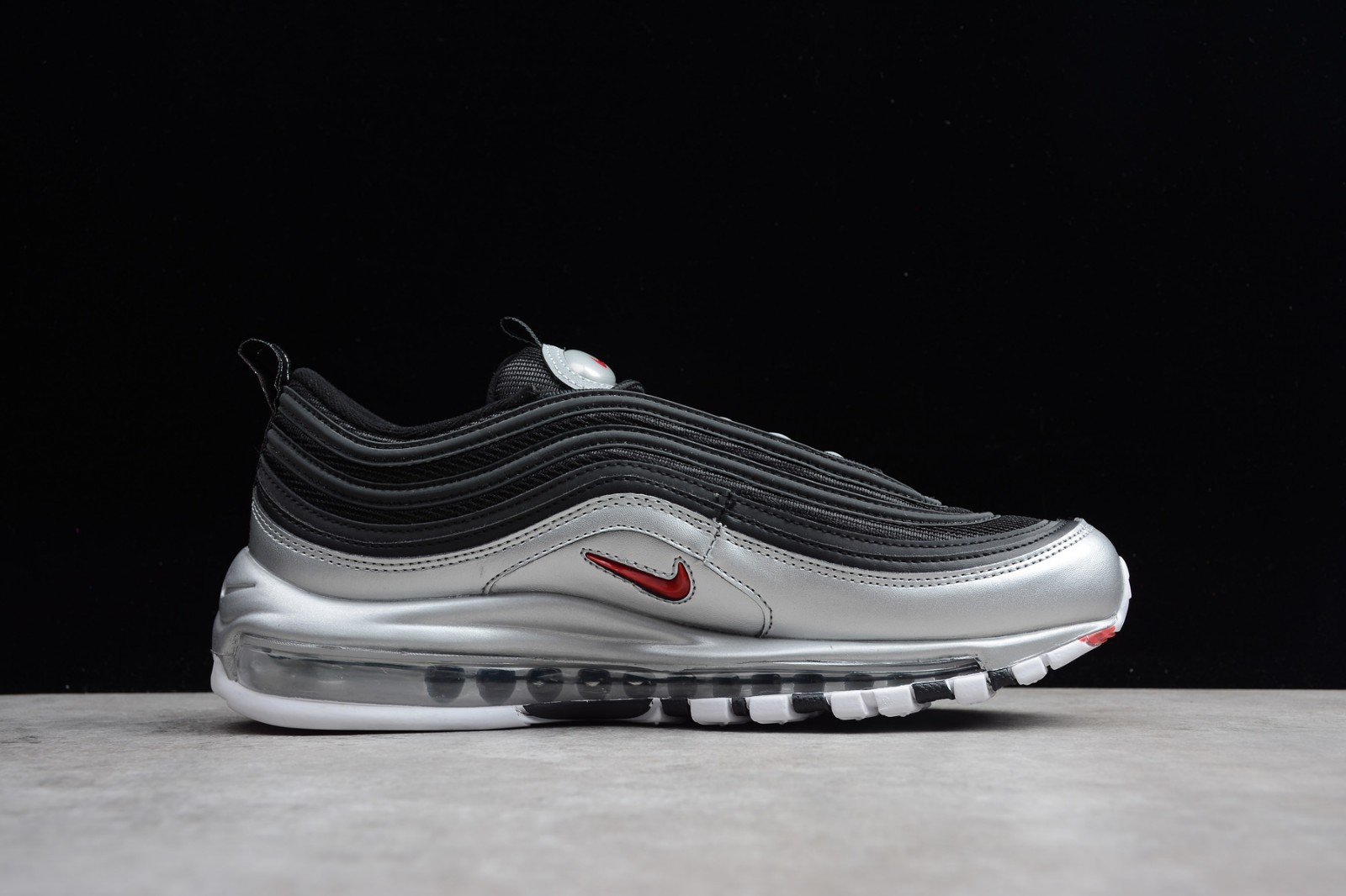 Air max 97 qs silver black hot sale