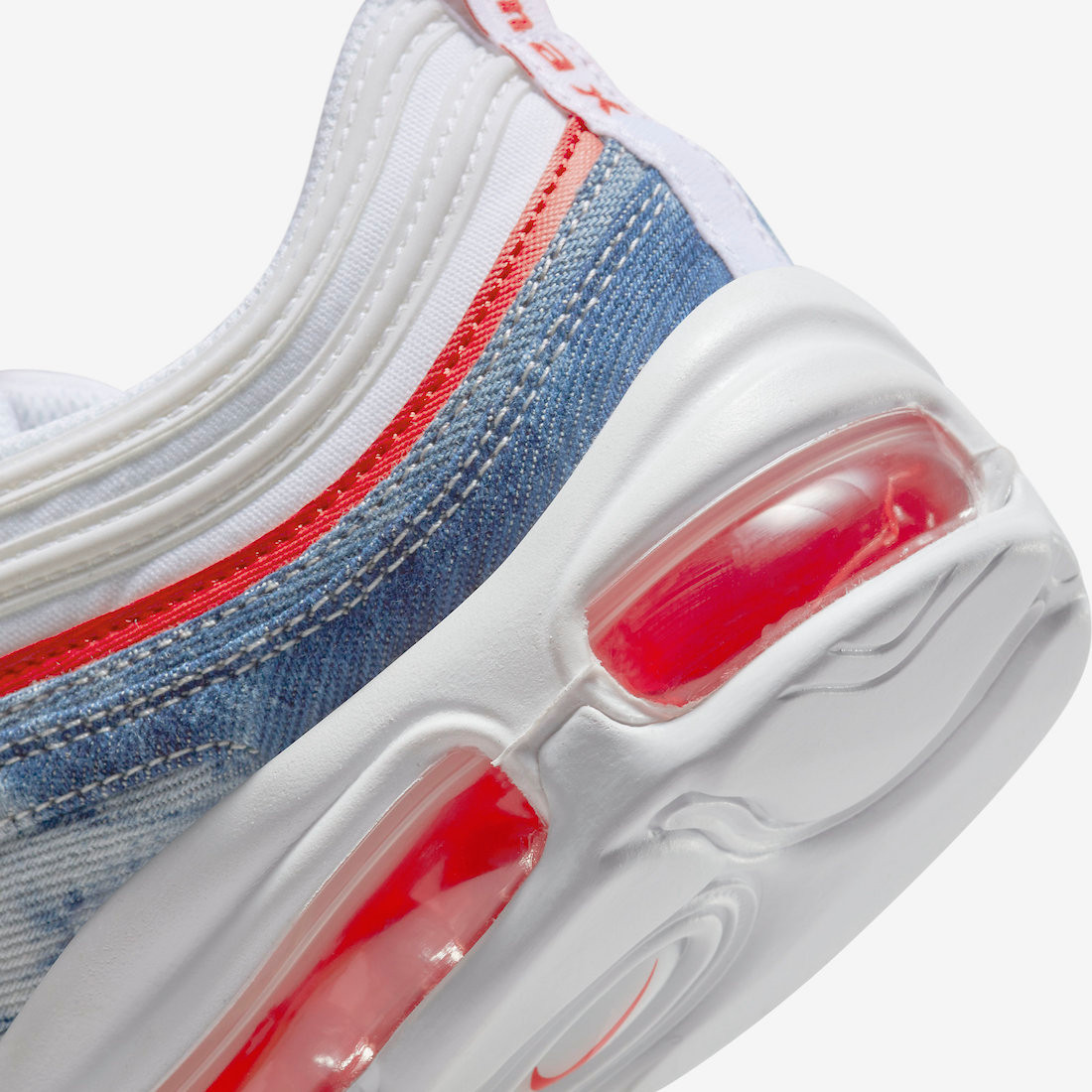 Nike Air Max 97 Washed Denim White Red Blue DV2180 Air Max 97