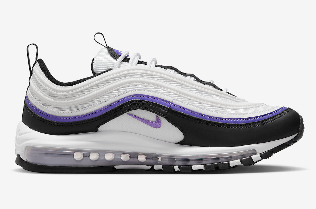 Nike Air Max 97 White Black Oxygen Purple Action Grape 921826 109 GaleriahitShops Air Max 97 An Alternate Nike Air Max BW Black Violet On The Way