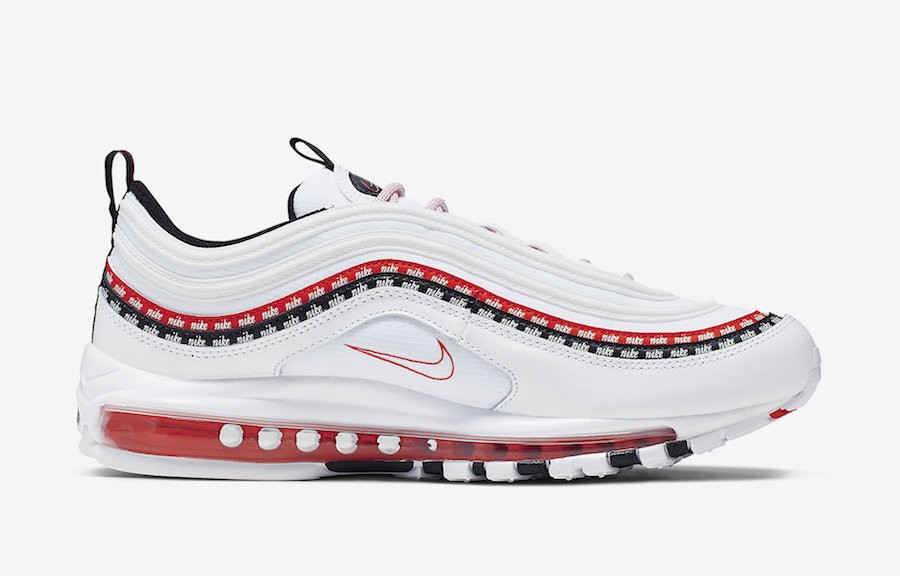 white red black air max 97