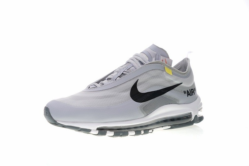 Off White x Nike Air Max 97 OG Light Grey Black White AJ4585 Air