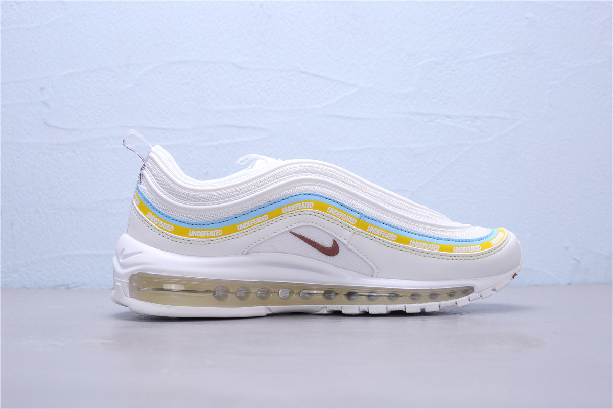 Undefeated x nike sales air max 97 blanc