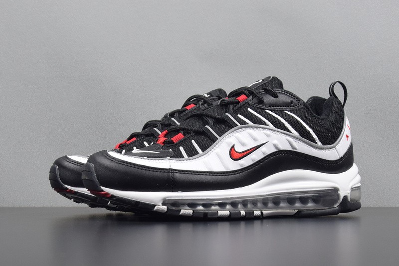 Nike air max 98 black white varsity red new arrivals