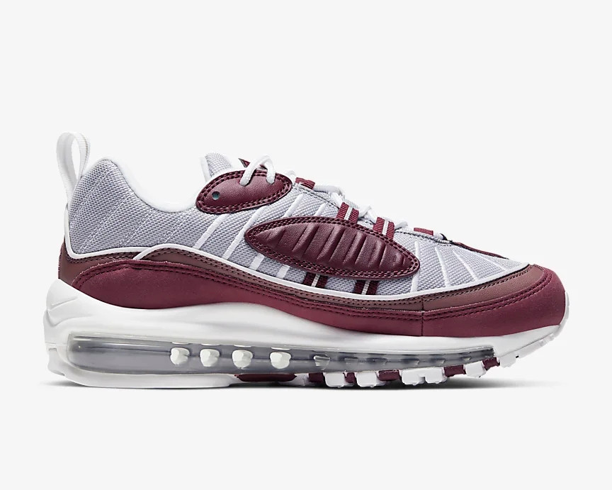 Bridge pier Blame Cancel 005 - Nike Wmns Air Max 98 Wolf Grey Plum Eclipse Night Maroon White AH6799  - StclaircomoShops - Nike Dunk High Up Zapatillas Mujer Negro