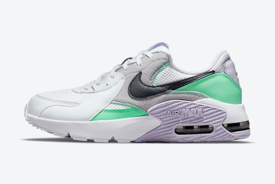 Nike Air Max Excee White Green Purple Black Shoes CD5432 - 113 - release  reminder nike dunk low lr thermohype - RvceShops