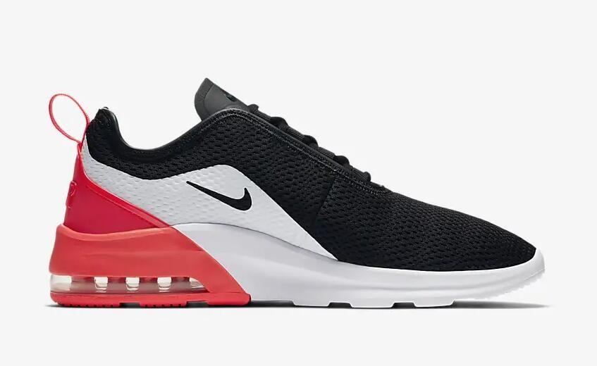 Nike air max motion red and black sales