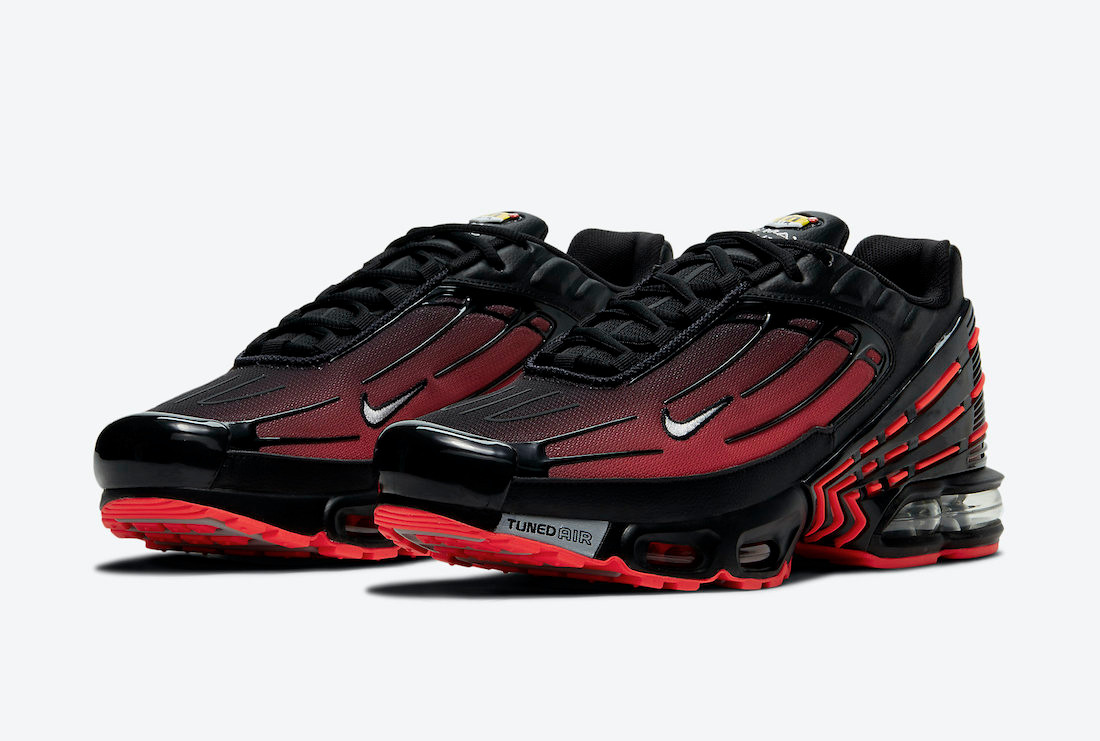 Nike Air Max Plus 3 III Black Wolf Grey Radiant Red CT1693 Nike NRG Premium 002 BvfShops Air Max Plus TN