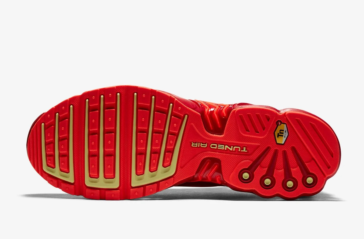 Nike Air Max Plus 3 Iron Man Red Metallic Gold Shoes CK6715
