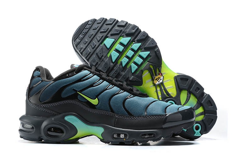 Air max plus green clearance and blue