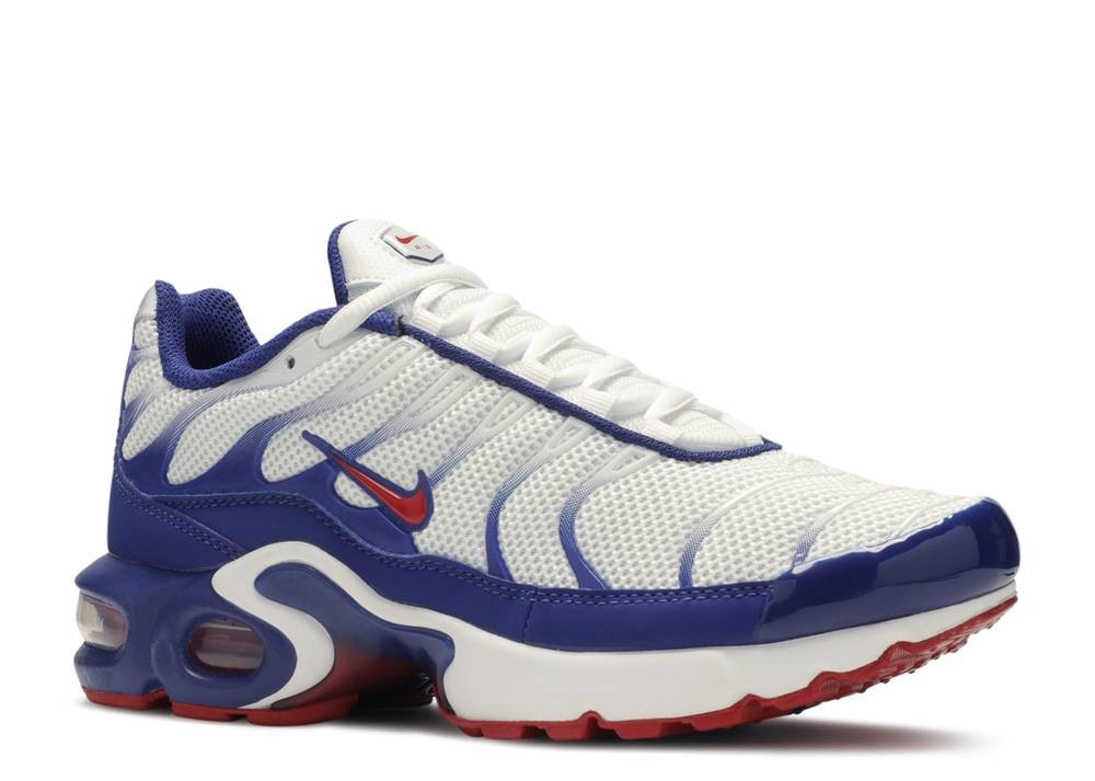 Air max plus white/gym red americana deals