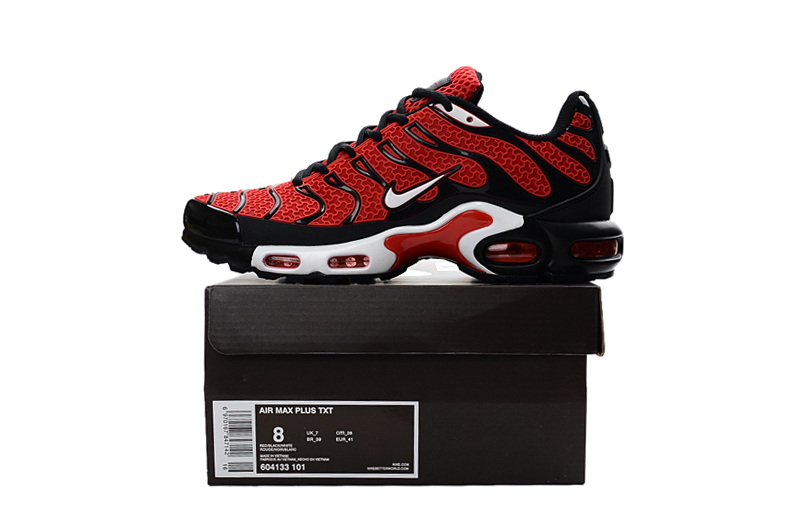 Nike Air Max Plus TXT TN KPU Black Red 