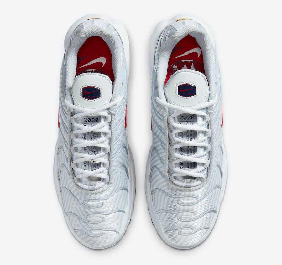 Nike Mercurial MDS - 001 - Nike Air Max Plus Euro Tour Grey Red Blue  Running Shoes CW7575 - StclaircomoShops