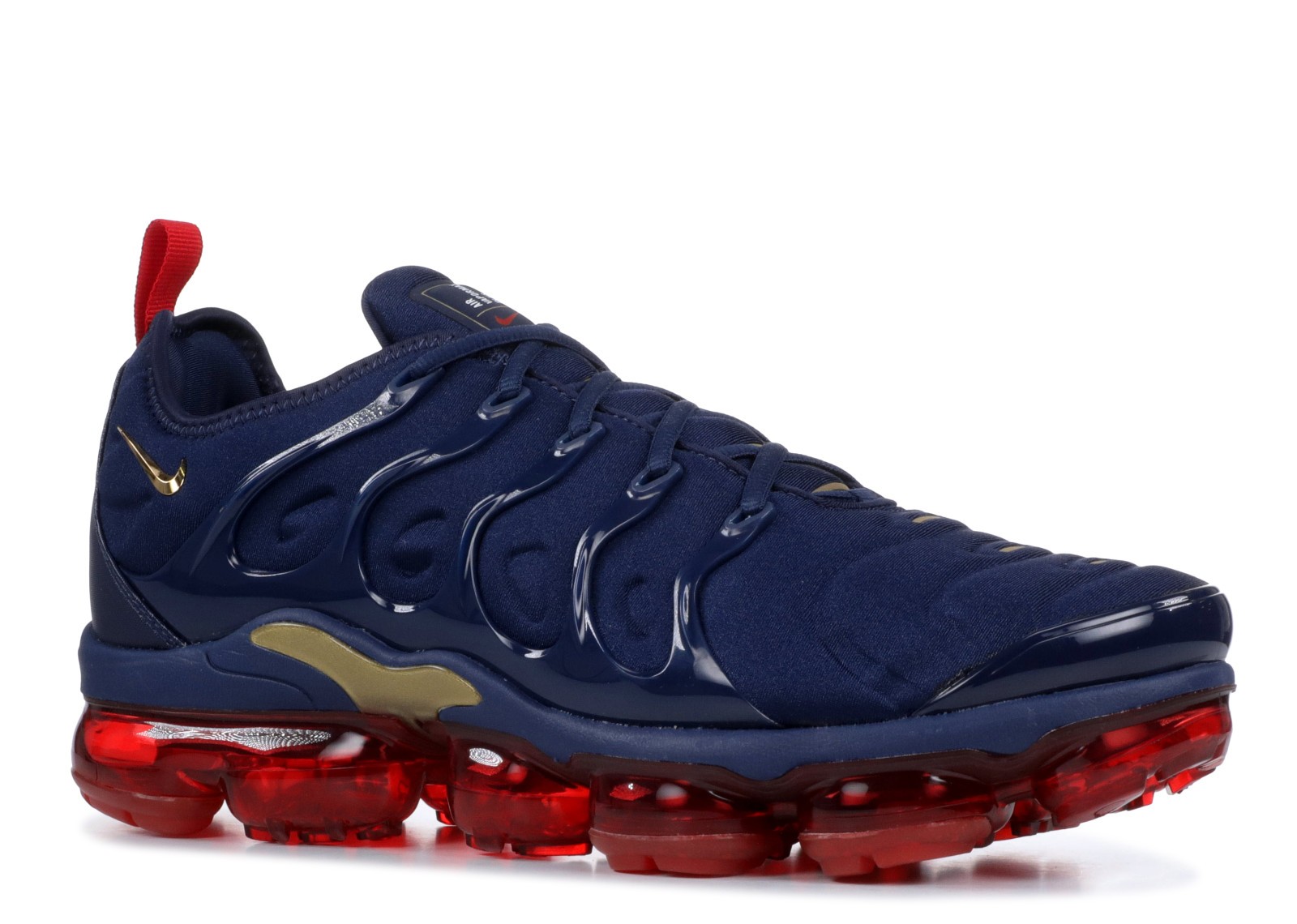 Vapormax plus navy clearance blue and red