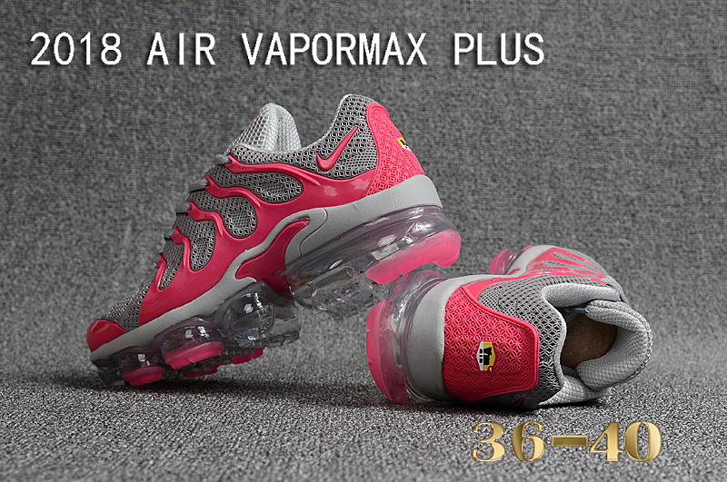 Vapormax plus grey and red clearance