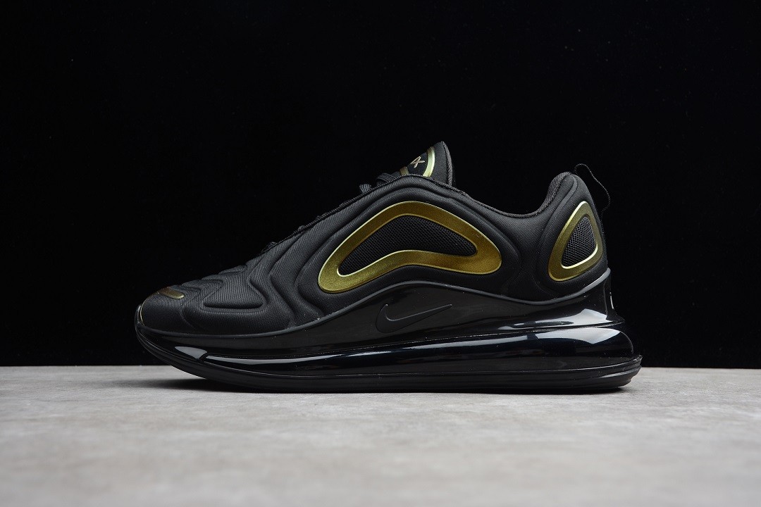 Lacroc Sneakers - RvceShops - Air 720 Black Metallic Gold Casual Shoes AO2924 - 017