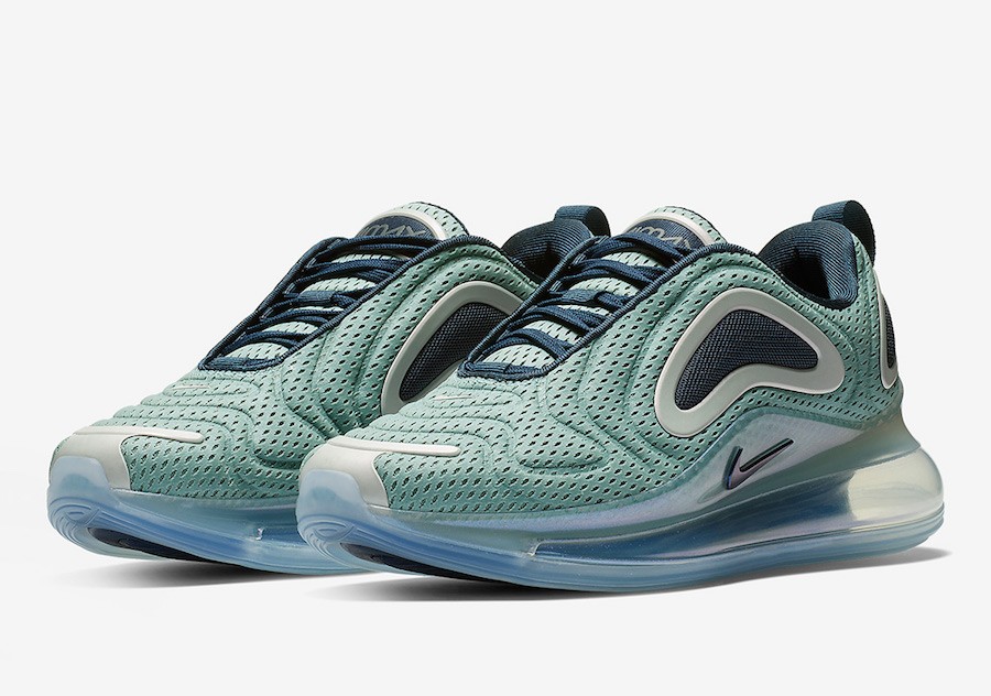 Nike Air Max 720 Northern Lights Day Metallic Silver Midnight Navy
