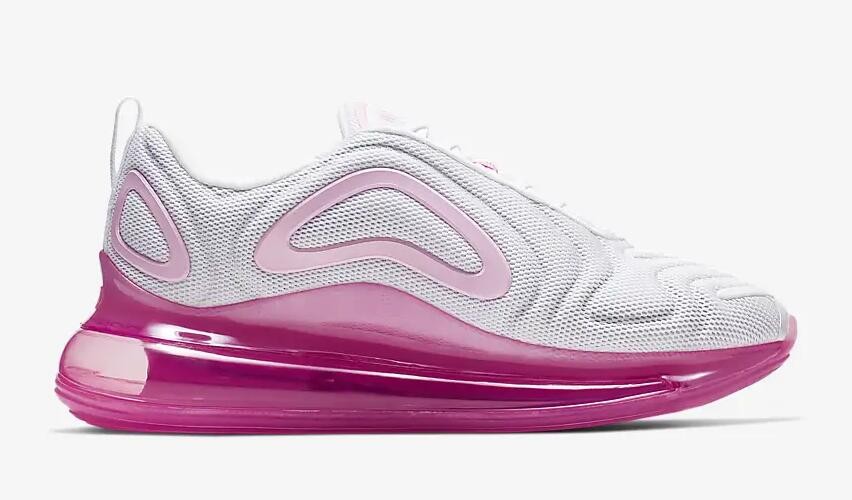Womens nike air max 720 shop white/pink rise/laser fuchsia