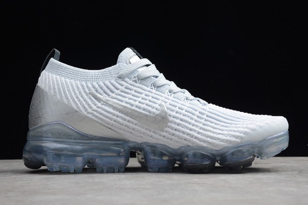 BvfShops 2019 Nike Air Vapormax Flyknit 3.0 Metallic Silver