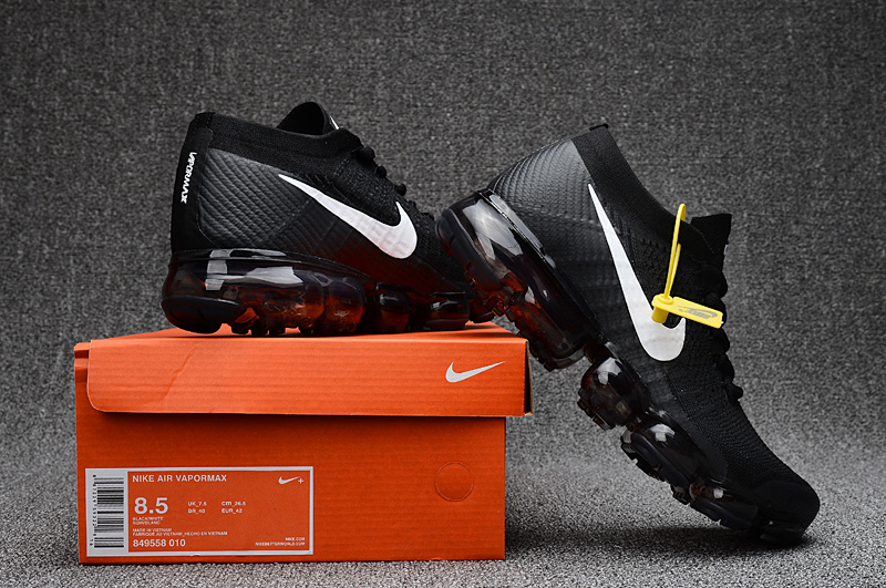 Nike Air VaporMax 2018 black white Running Shoes 849558 010